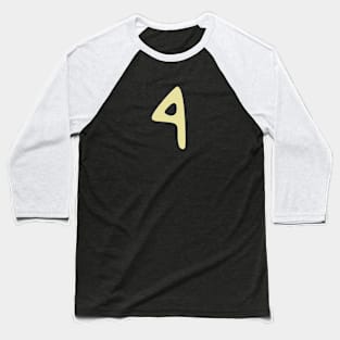 𐤃 - Letter D - Phoenician Alphabet Baseball T-Shirt